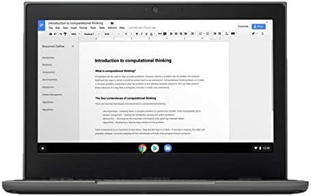 Lenovo 100E Chromebook 2ND Gen Laptop 4GB LPDDR3 RAM, 16GB eMMC TLC SSD