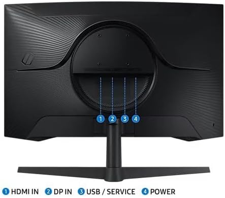 SAMSUNG 27 INCH ODYSSEY G5 CURVED GAMING MONITOR - LS27CG552EMXUE