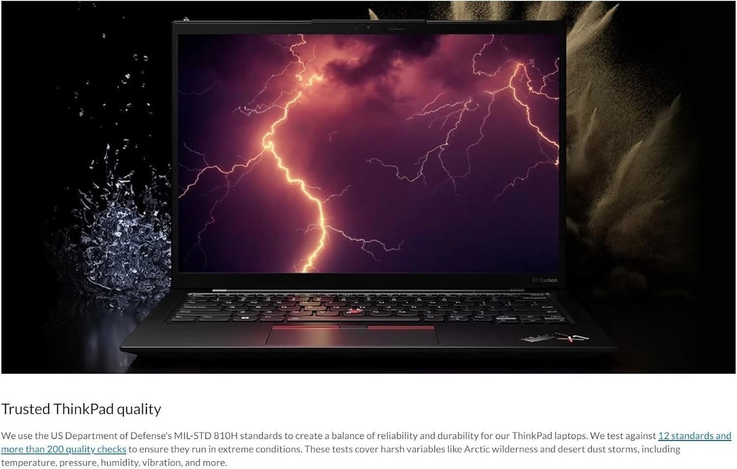 Lenovo ThinkPad X1 Carbon Gen 11 Laptop Processor, 32GB RAM, 1TB SSD