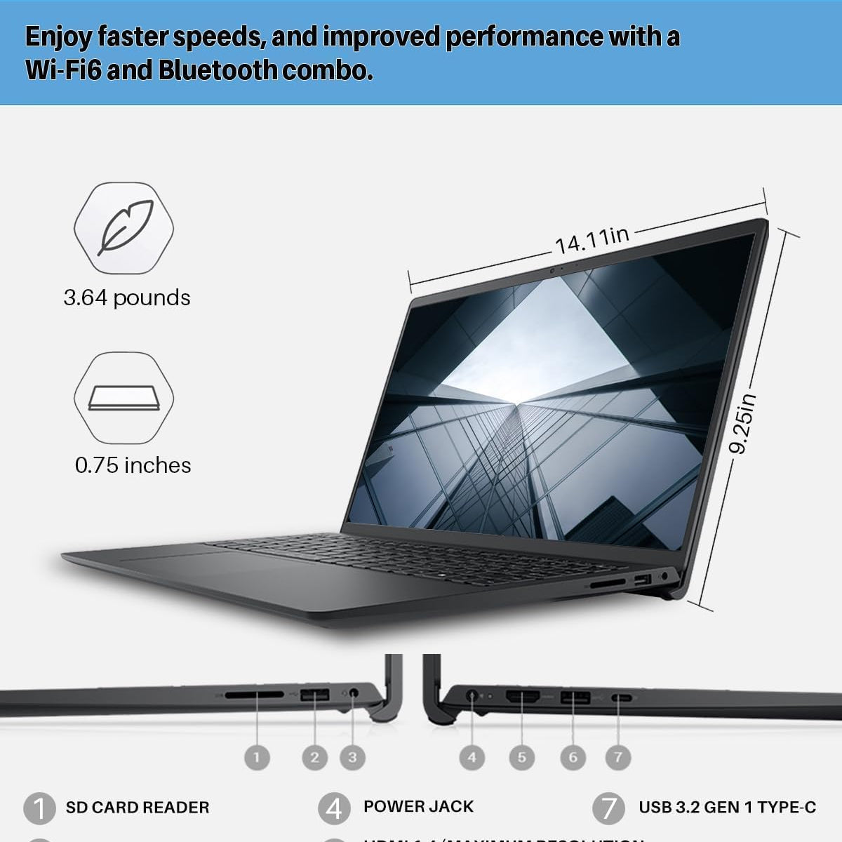 Dell Inspiron 15 3530 15.6” 32 GB RAM, 1 TB SSD