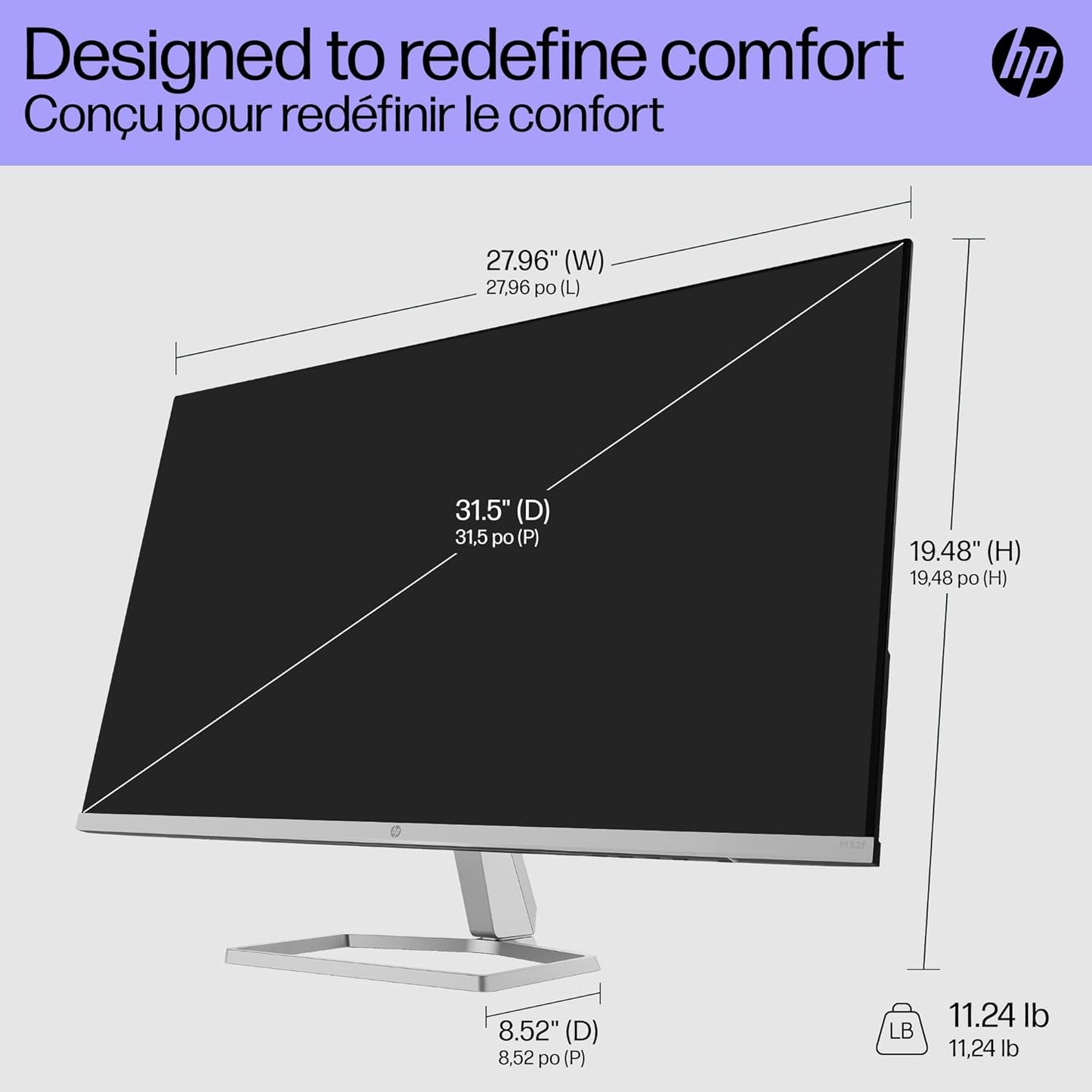 HP MONITOR M32F