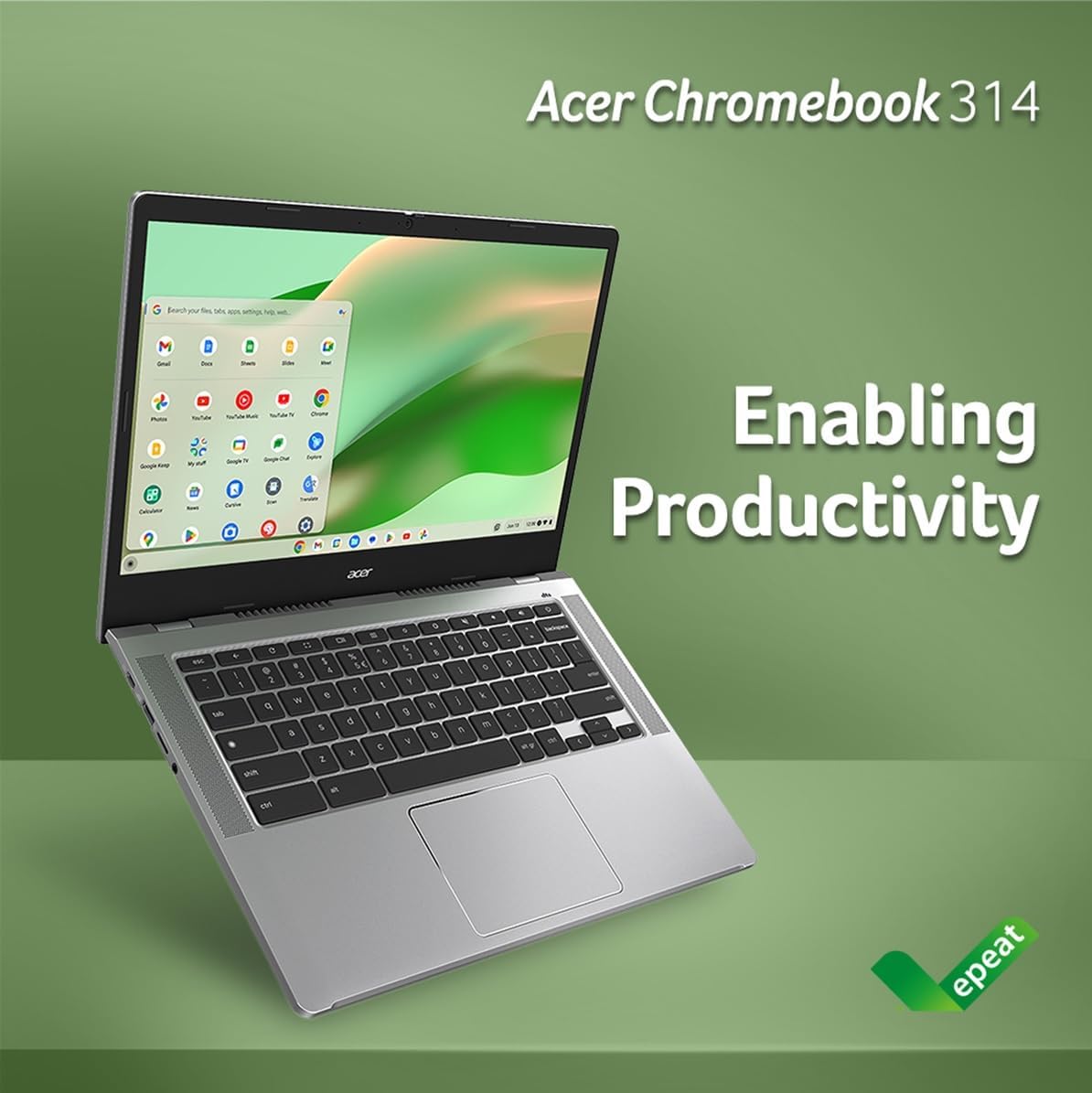 Acer Chromebook 314 4GB LPDDR5 | 64GB eMMC | Intel Wireless Wi-Fi 6E AX211
