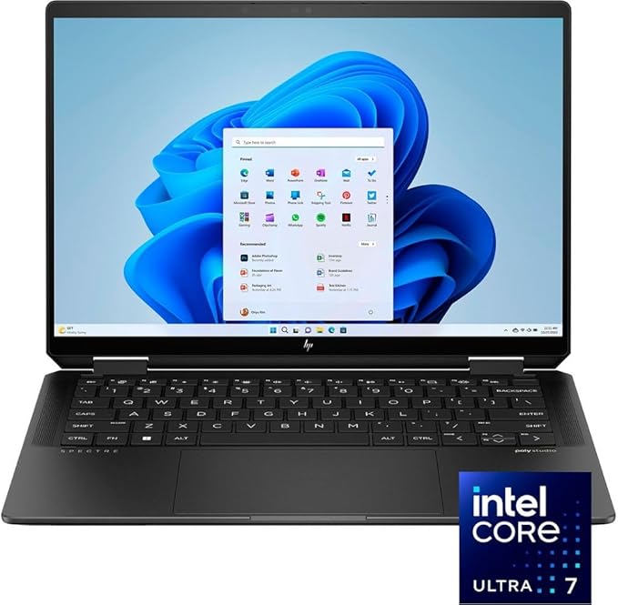 HP 2024 Spectre x360 2-in-1 14” Graphics 16GB LPDDR5 1TB SSD
