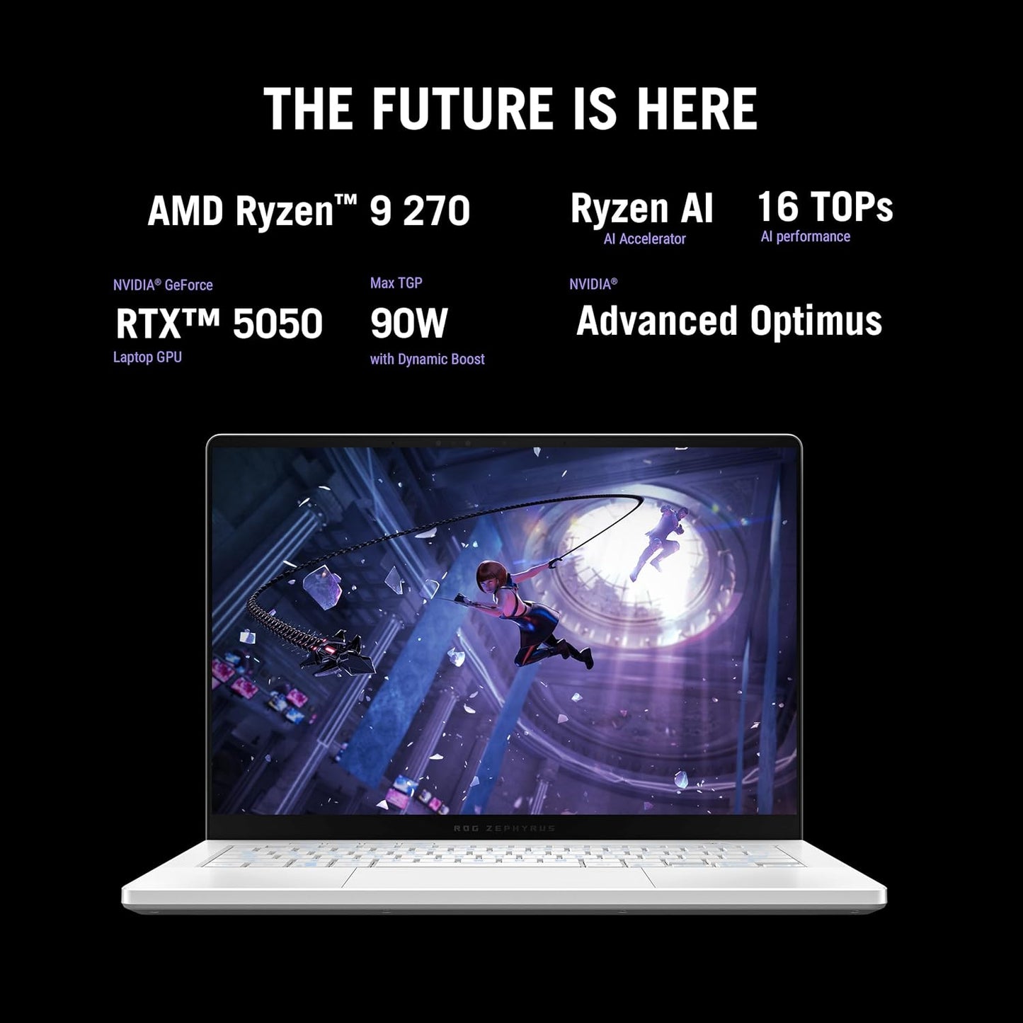 ASUS ROG Zephyrus G14 (Platinum White) Gaming Laptop 16GB RAM |1TB SSD