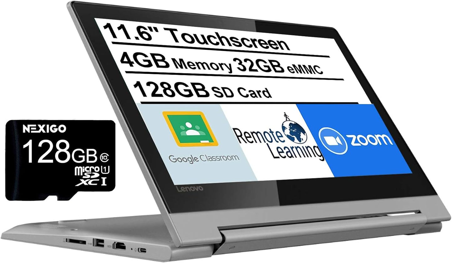 Lenovo 2022 Chromebook Flex 3 MT8173C CPU, 4GB LPDDR3, 32GB