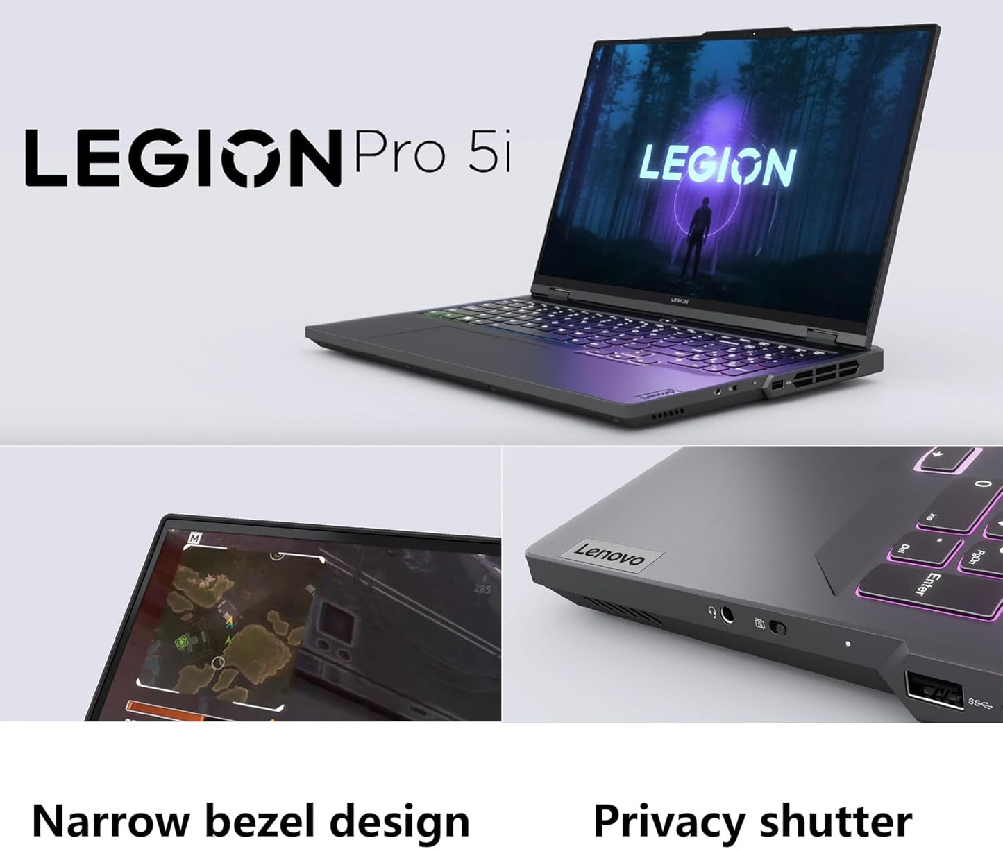 Lenovo Legion Pro 5i 16 (64GB RAM |1TB PCIe SSD), Black