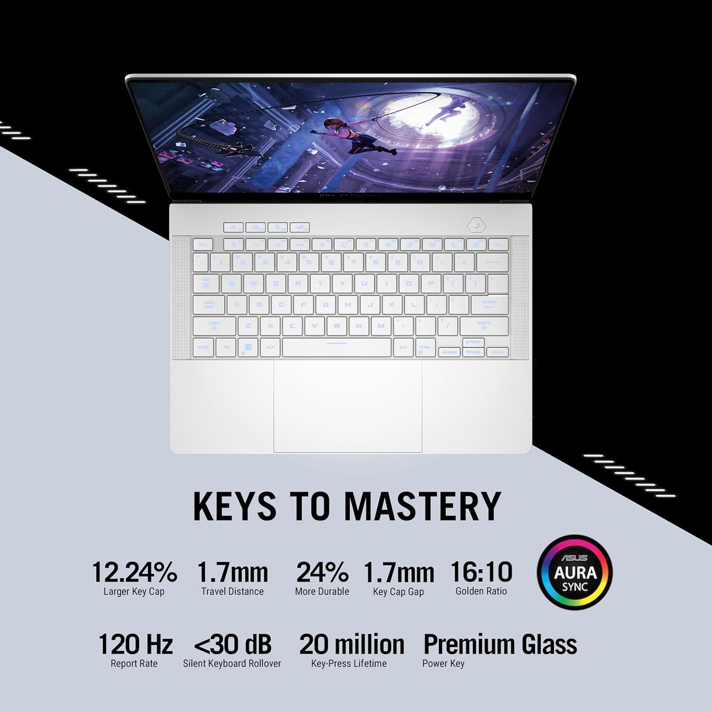 ASUS ROG Zephyrus G14 (Platinum White) Gaming Laptop 16GB RAM |1TB SSD