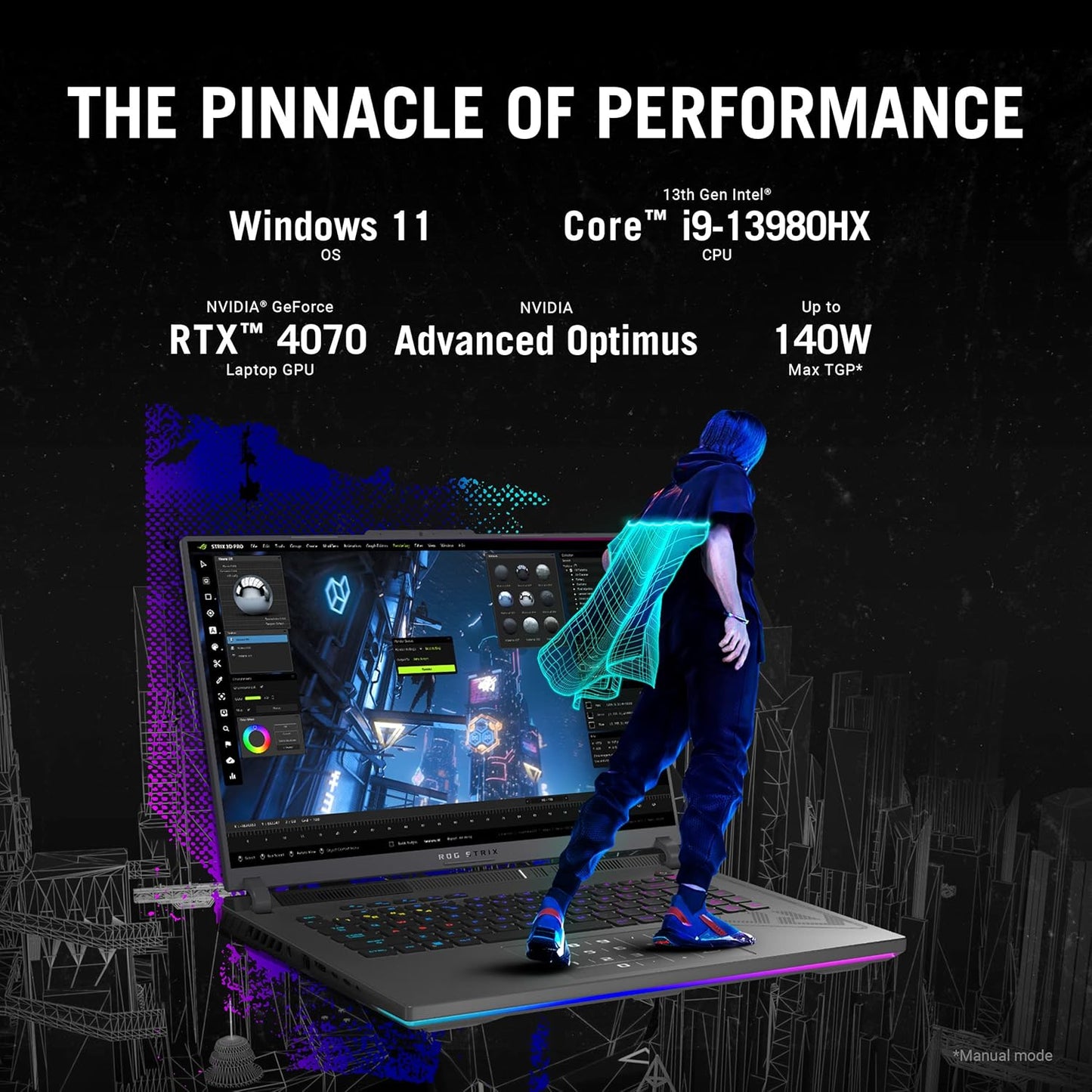 ASUS ROG Strix G16 (2023) Gaming Laptop Intel Core i9-13980HX, 32GB DDR5, 1TB PCIe SSD