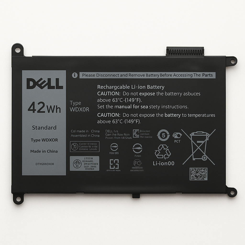 LAPTOP BATTERY OG DELL WDXOR