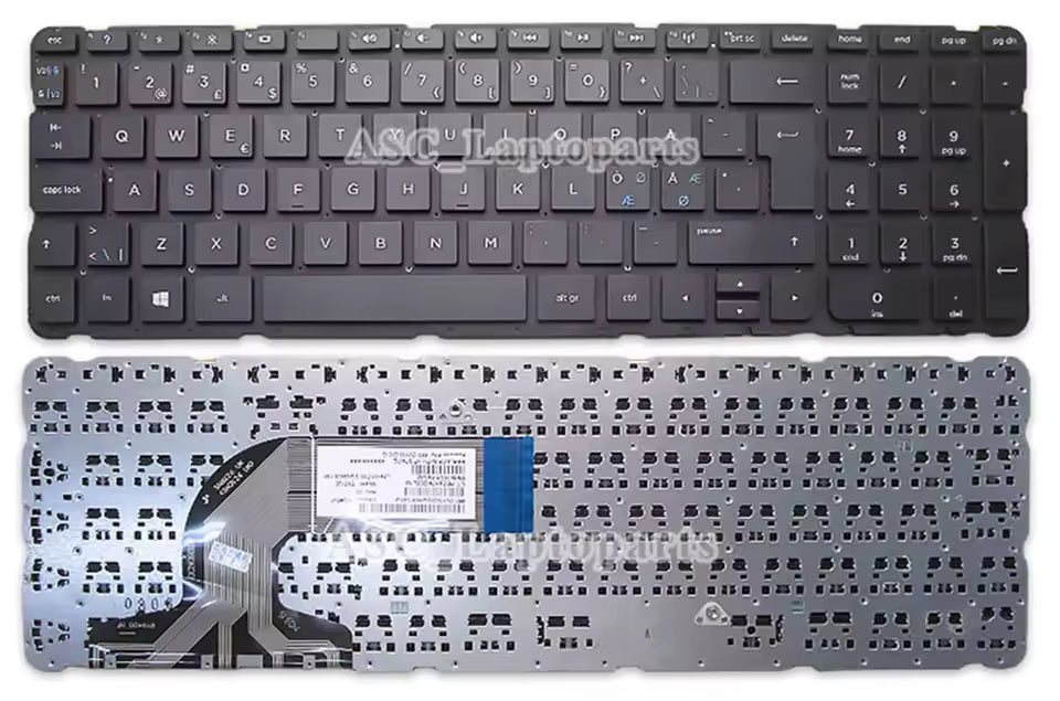 New Norwegian Swedish Nordic Finnish Danish Keyboard For HP Pavilion