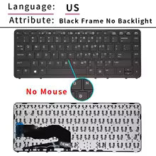 New US Russian Laptop Keyboard for HP Elitebook