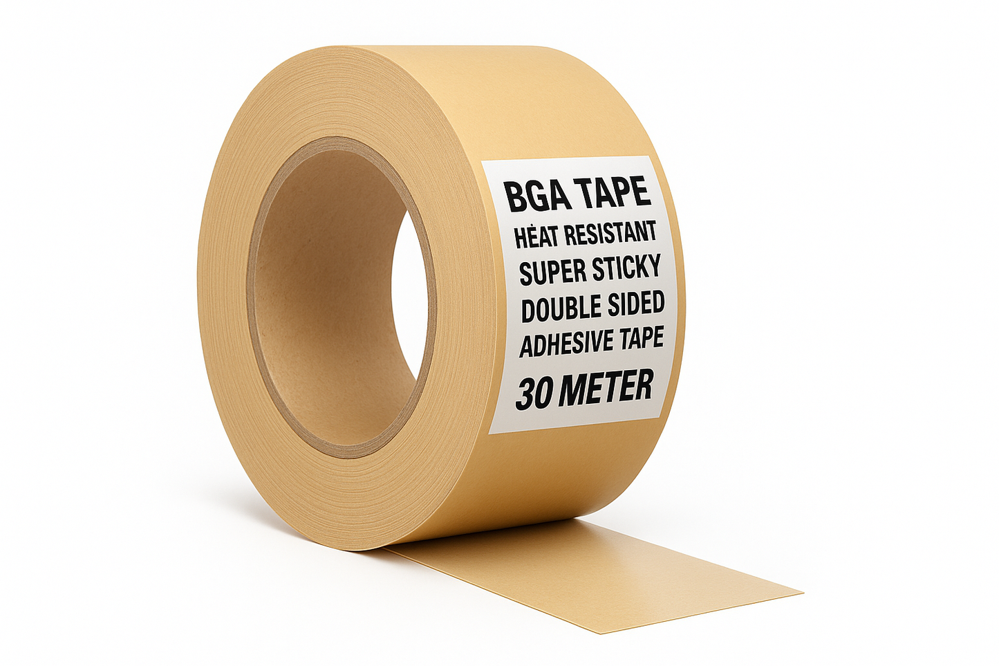 BGA TAPE HEAT RESISTANT SUPER STICKY DOUBLE SIDED ADHESIVE TAPE 30METER OR 3M TAPE 30METER(NO.10)