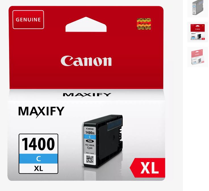 INK CARTRIDGE CANON 1400XL CYAN