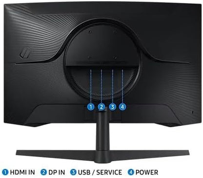 SAMSUNG 27 INCH ODYSSEY G5 CURVED GAMING MONITOR - LS27CG552EMXUE