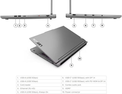 Lenovo Legion Pro 5i 16 (64GB RAM |1TB PCIe SSD), Black