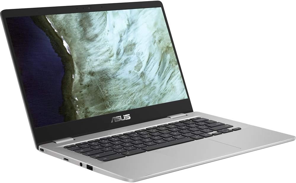 ASUS Chromebook C523 Laptop  4GB-RAM, 32GB Storage, Silver Color