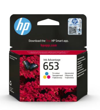 INK CARTRIDGE HP 653 COLOUR