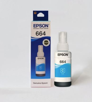 INKJET EPSON 664 BOTTLE CYAN