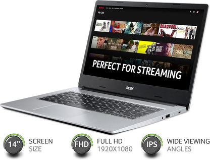 acer Aspire 1 Intel Celeron N4500 Laptop 4GB 64GB Full HD Display Microsoft Office 365 Windows 11 S