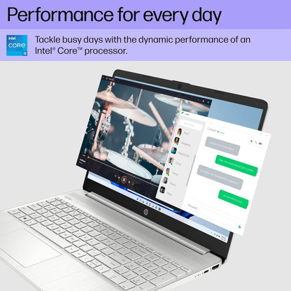 HP 15.6 inch Laptop, FHD Display, 12th Gen Intel Core i5, 16 GB RAM, 512 GB SSD, Intel Iris Xe Graphics
