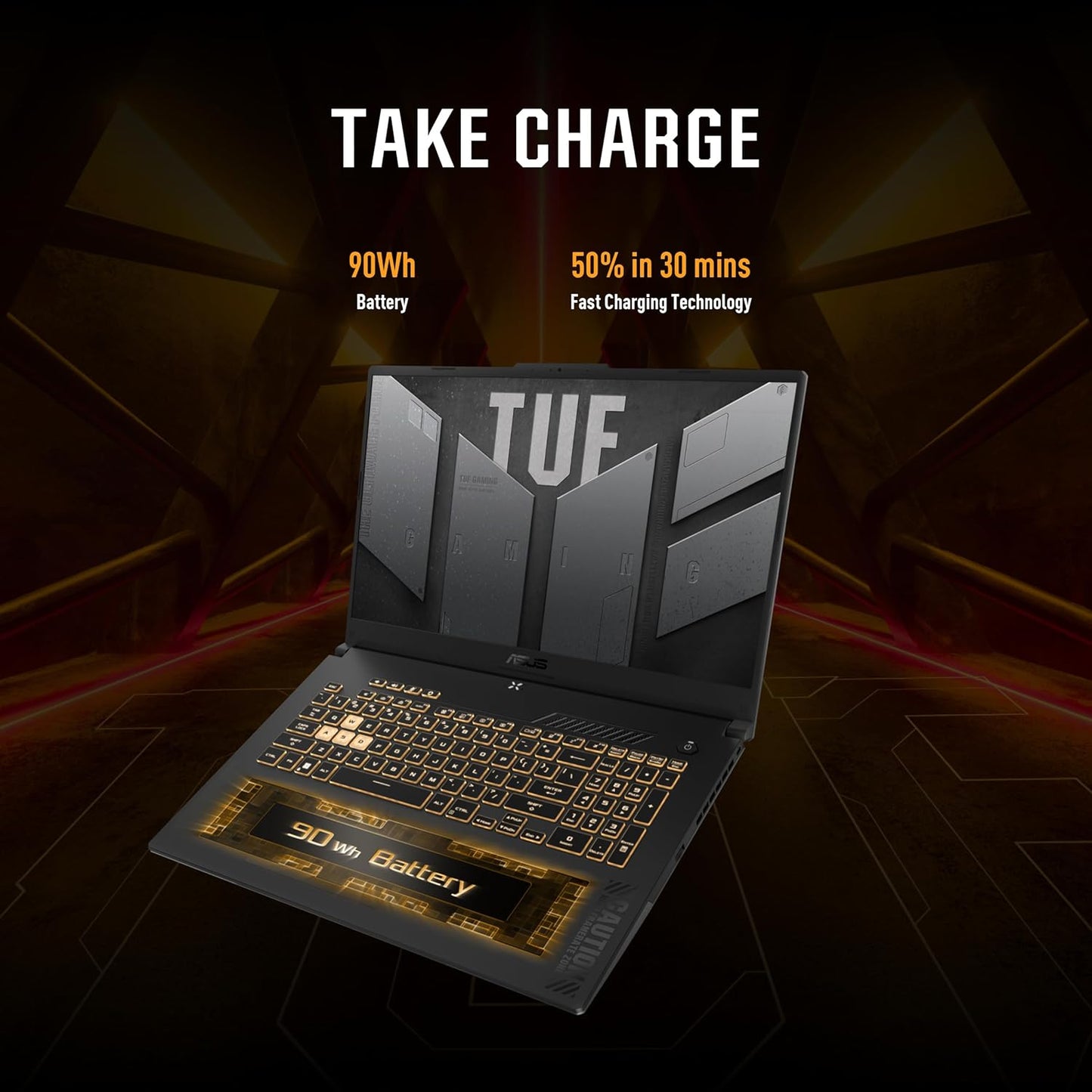 ASUS TUF F15 FX507VV-I7161G (Jaeger Gray), Gaming Laptop  i7-13620H 16GB 1TB PCIE G3 SSD,