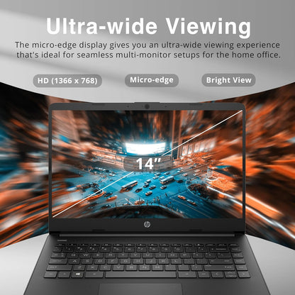 HP 2022 Stream 14  Intel Celeron N4120, 4GB RAM, 64GB SSD,
