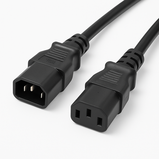 CONNECTOR POWER MALE TO FEMALE FOR COMPUTER / MALE TO FEMALE CONNECTOR POWER AC POWER PLUG COMPUTER