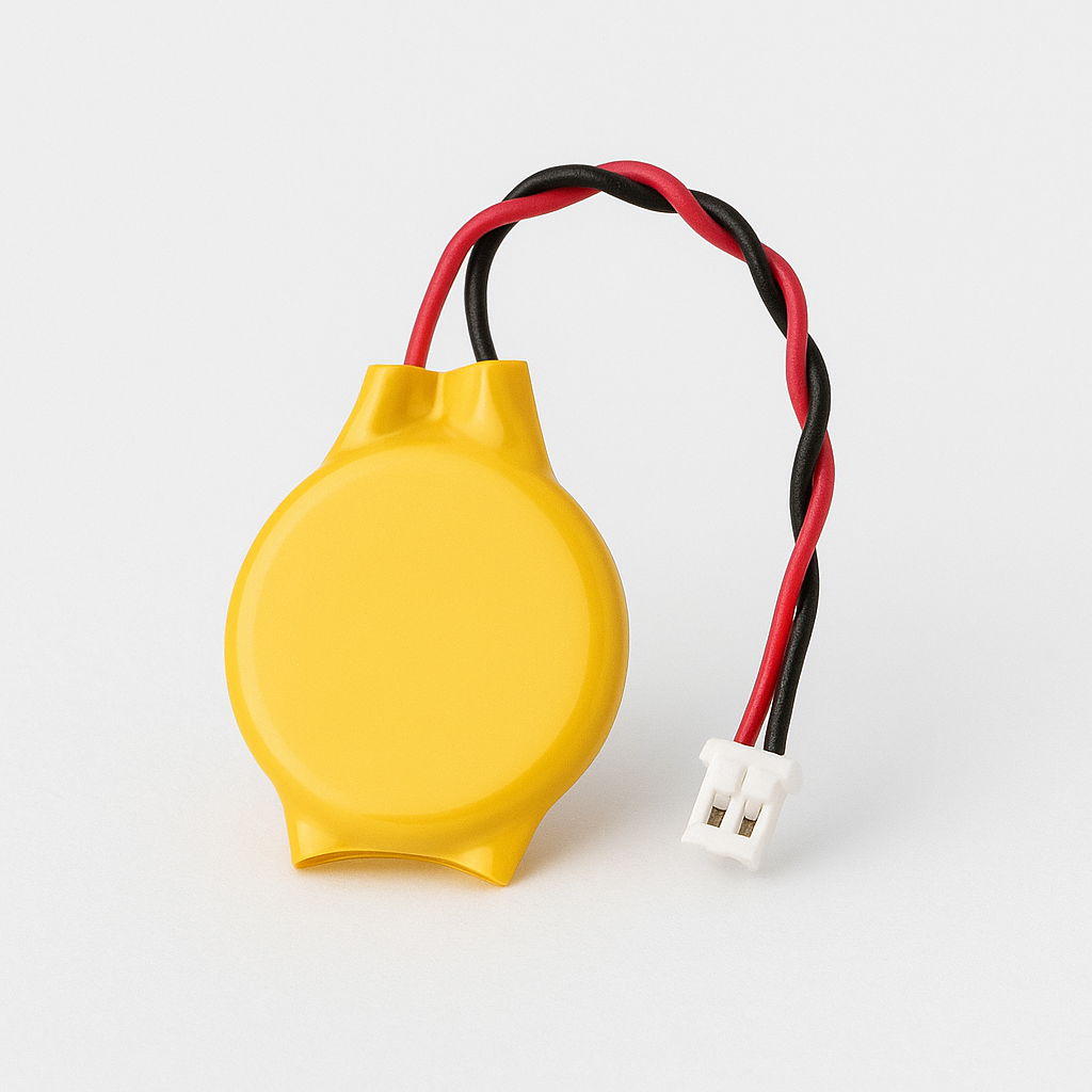 Import ProductCMOS BATTERY WITH WIRE YELLOW