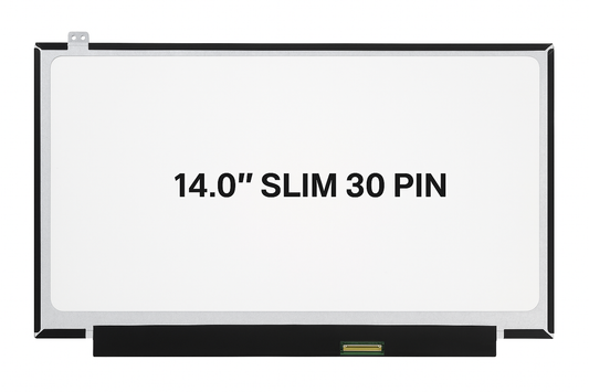 LAPTOP SCREEN LED 14.0 SLIM 30 PIN WITHOUT SCREW