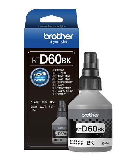 BROTHER INK BOTTLE BT D60 BLACK